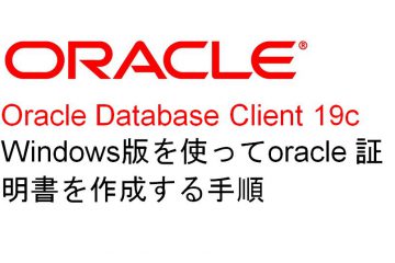 Oracle Database Client 19c Windows版を使ってRDS(oracle) 証明書を作成する手順