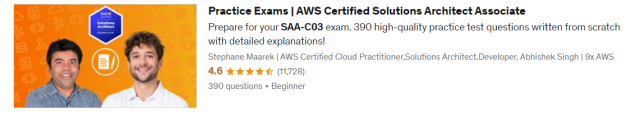 Practice Exams | AWS Certified Solutions Architect Associate