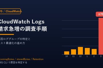 CloudWatch Logsの請求が急増！原因ロググループの特定と対処法