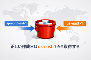 AWS CLI の list-buckets で取得した S3 バケット作成日が一致しない理由と対処方法 ― 正しい作成日を得るには –region us-east-1 の指定が必須 ―